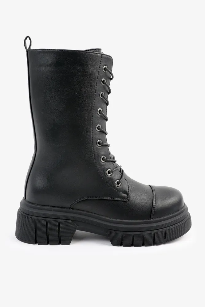 Mid calf new arrivals leather boots canada