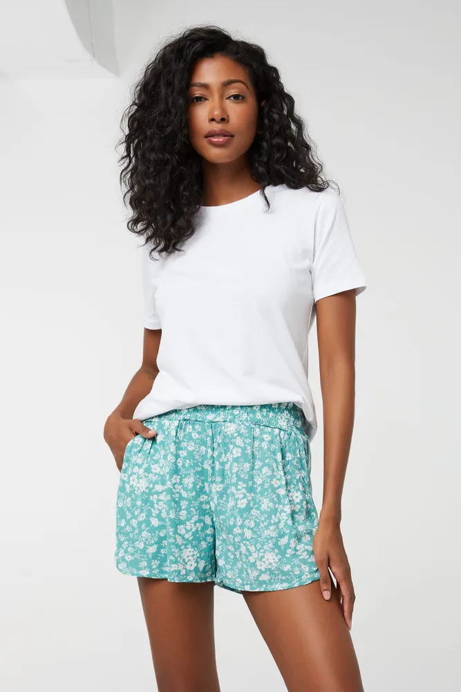 High waisted dolphin shorts top
