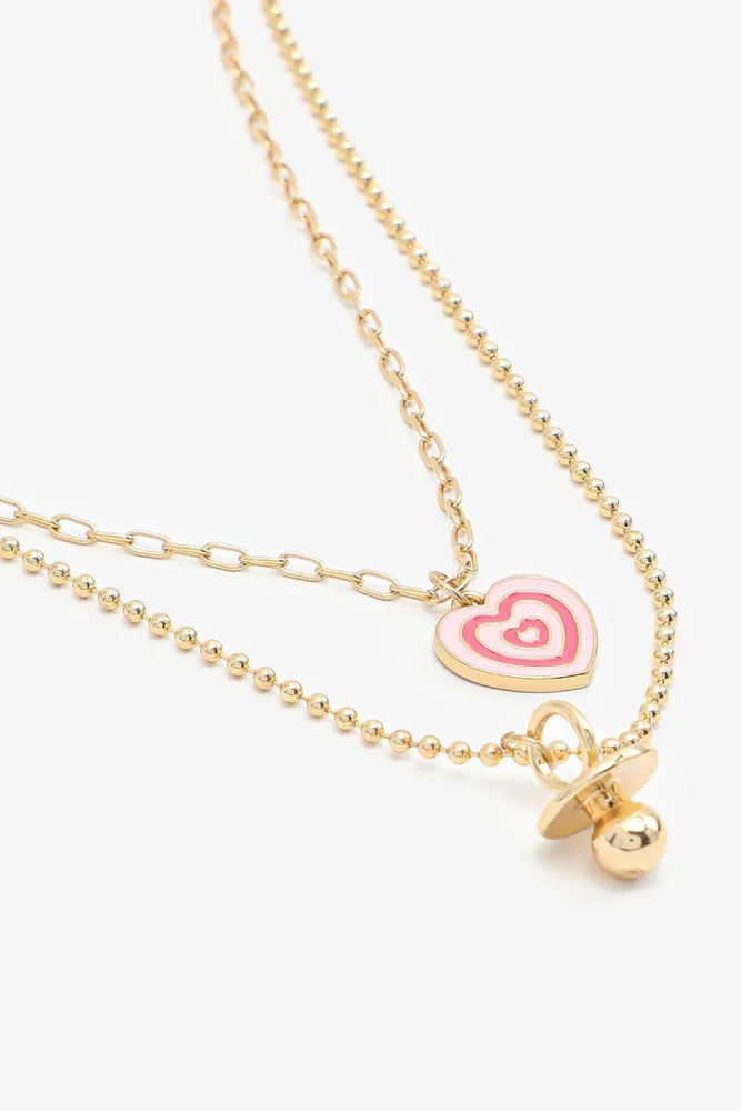 Gold layered necklace new arrivals canada