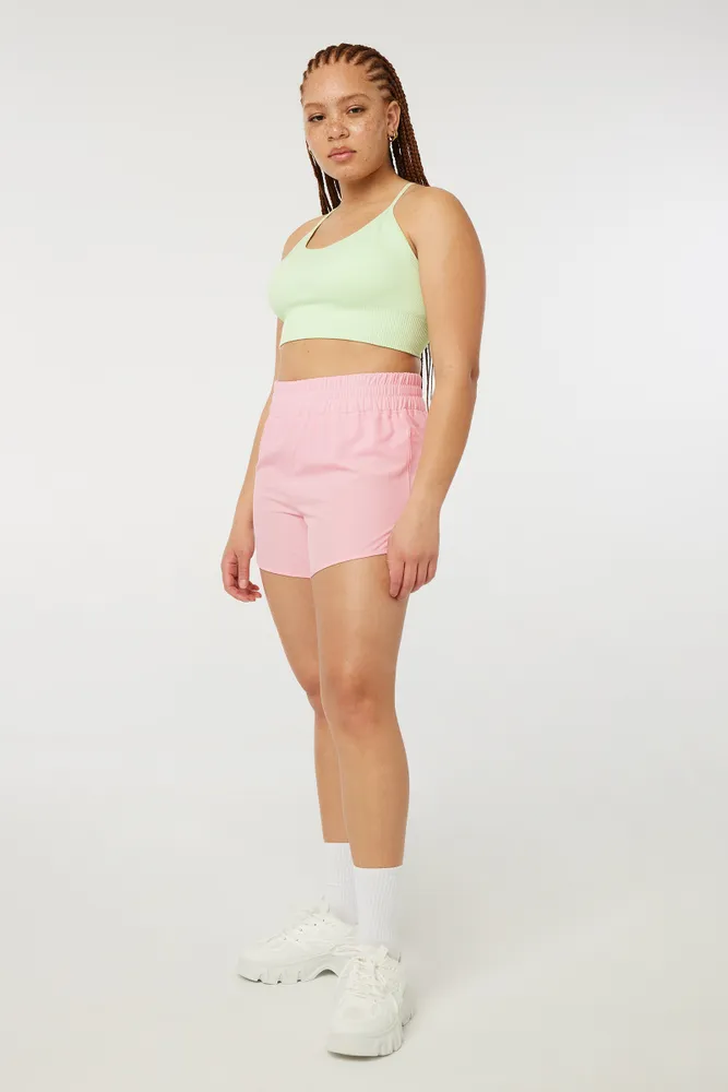 Light pink outlet athletic shorts