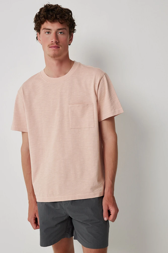 Baby pink crew neck clearance