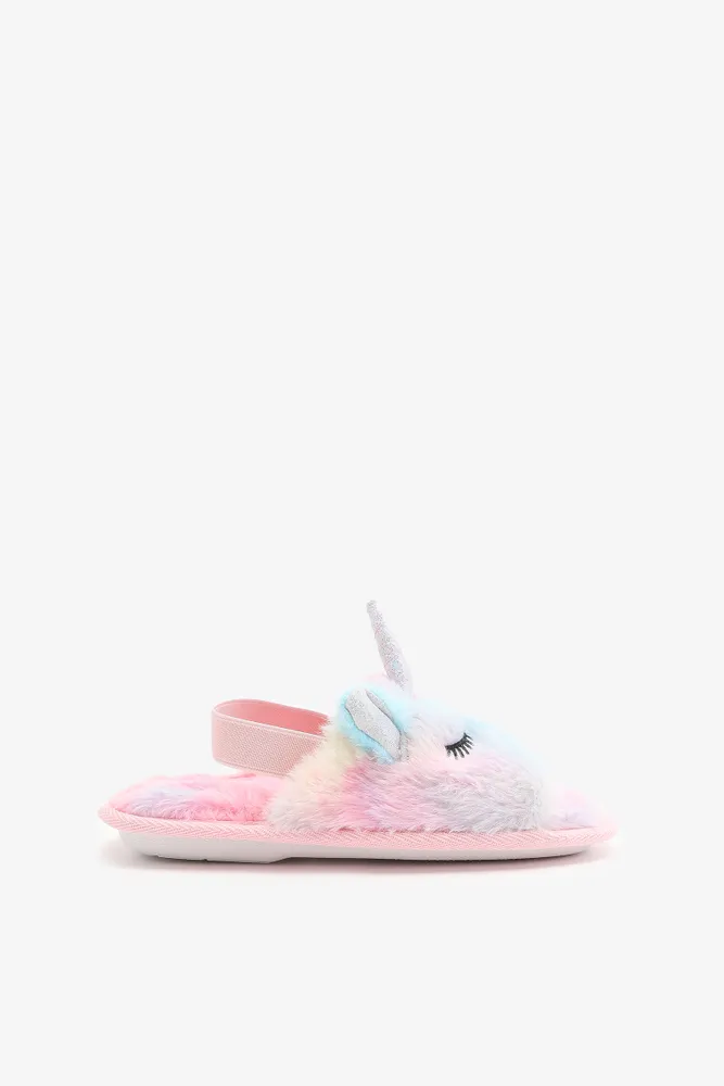 Pink animal slippers sale