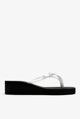 Coyrie thong shop wedge sandals