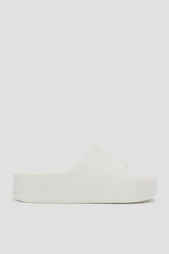 Platform discount slide sandals