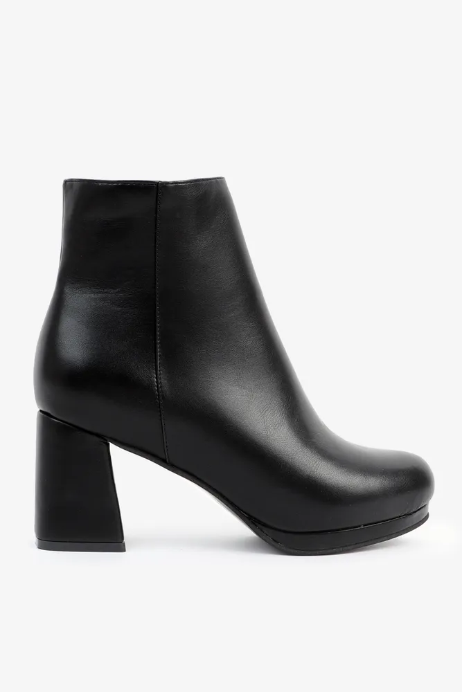 Platform sales heel booties