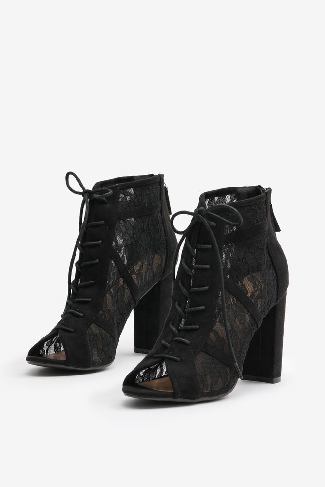 Bottines bout ouvert online