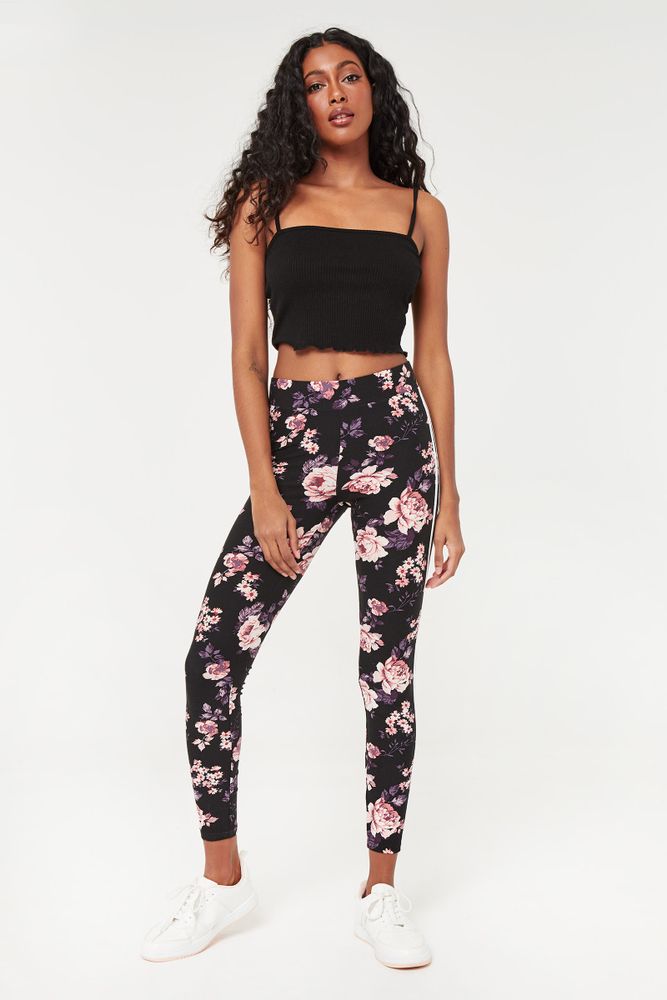 Legging fleuri shop