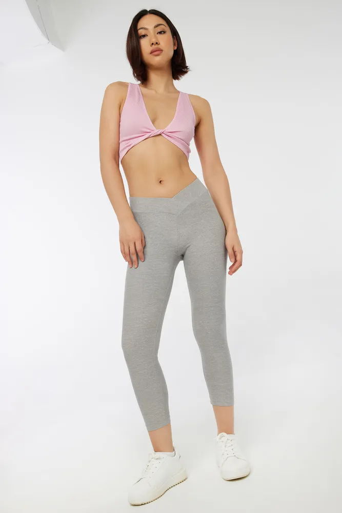 Light grey cropped hotsell leggings