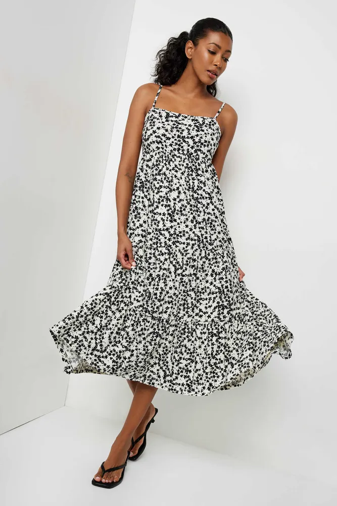 Polyester spandex on sale midi dress