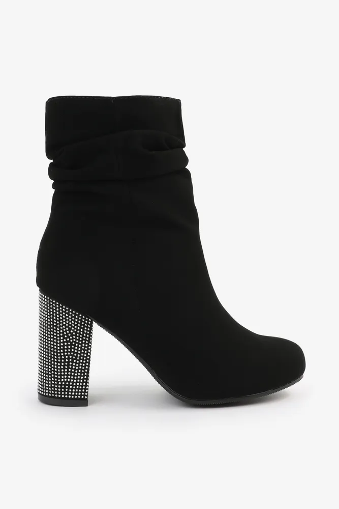 Ruched booties hotsell