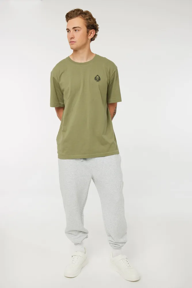 Ardene Man Multi Pocket Sweatpants For Men in Light Grey Size XL