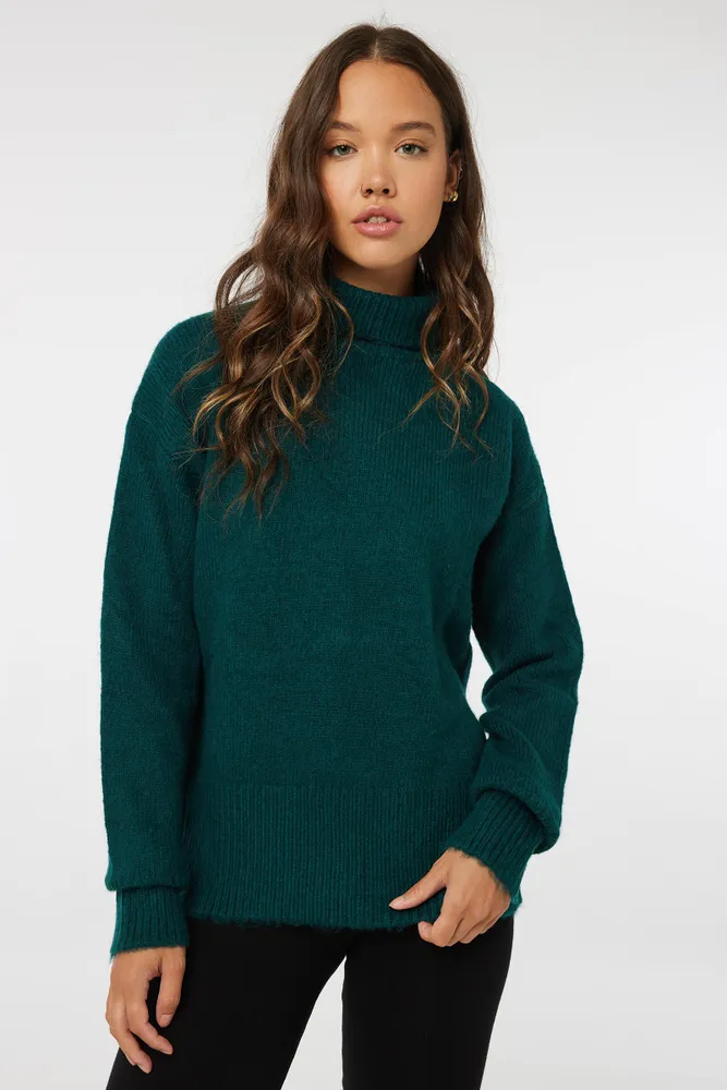 Polyester turtleneck cheap womens
