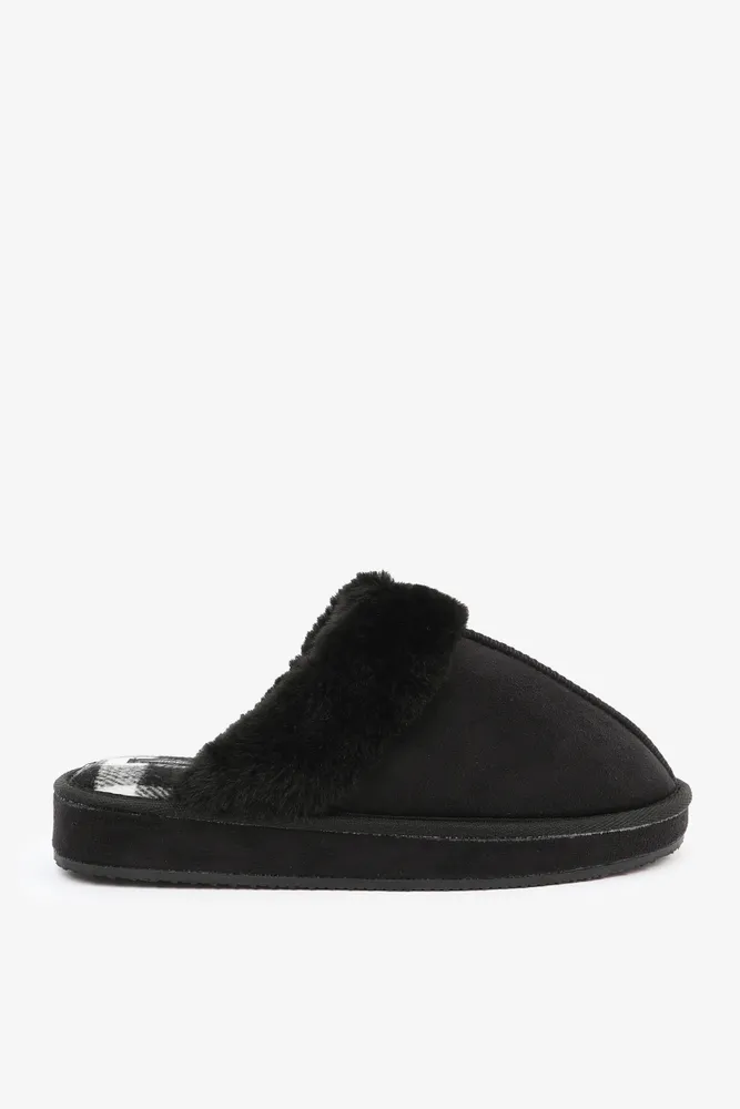 Cotton mule slippers on sale