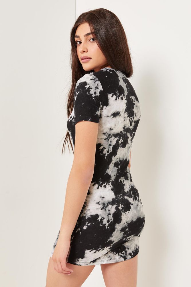 Robe moulante on sale tie dye
