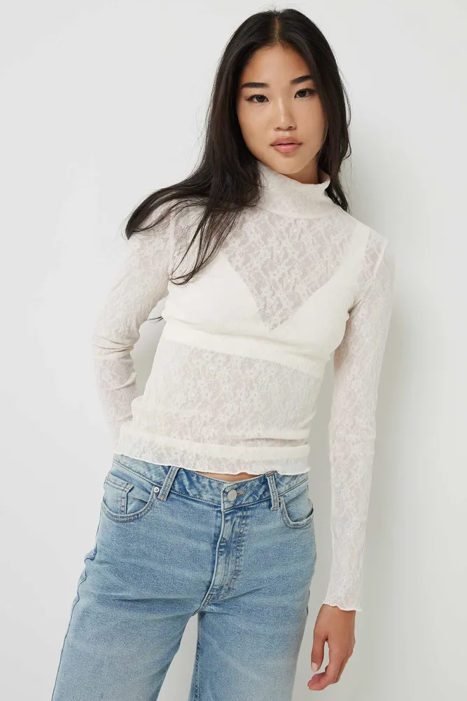 Nylon hot sale spandex turtleneck