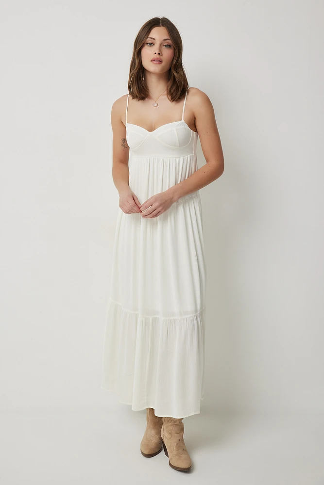 Beige flowy dress cheap
