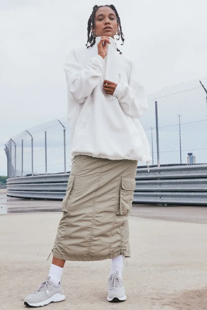 Cotton nylon hot sale skirt