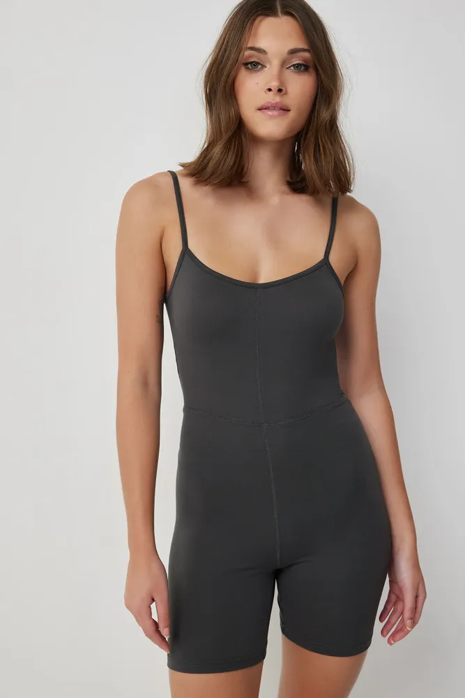 Plus size biker best sale short romper