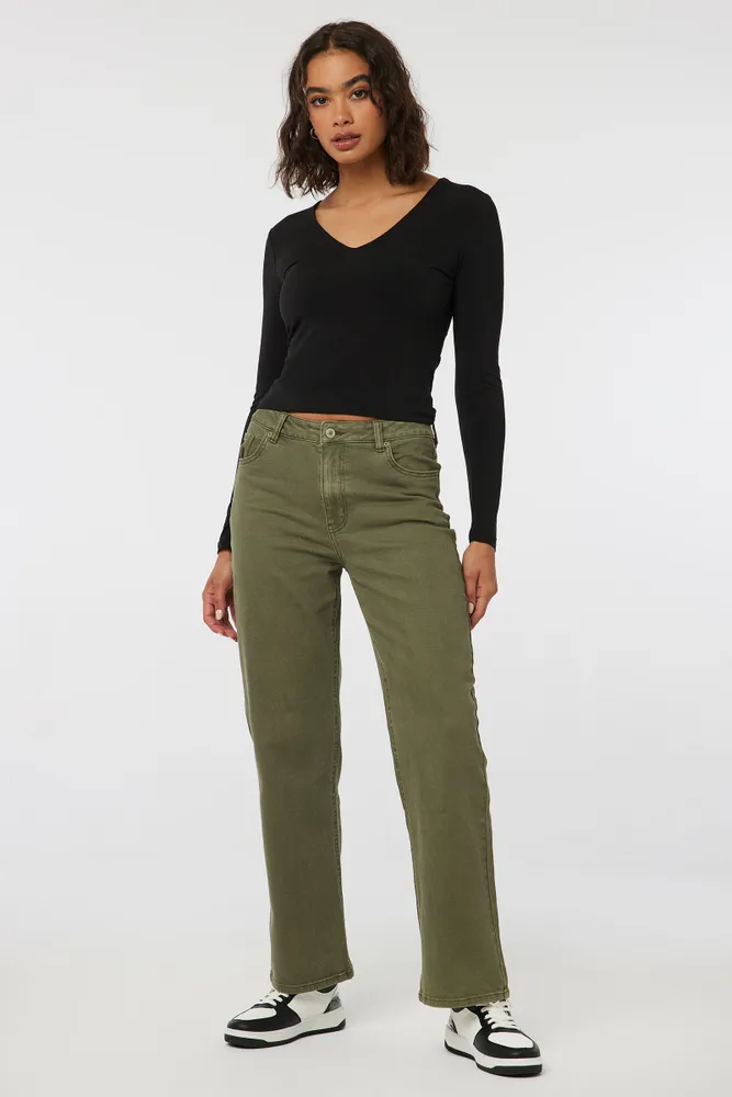 High rise jeans canada on sale