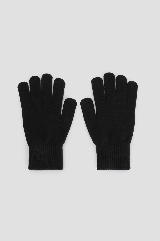 Mens knit gloves deals