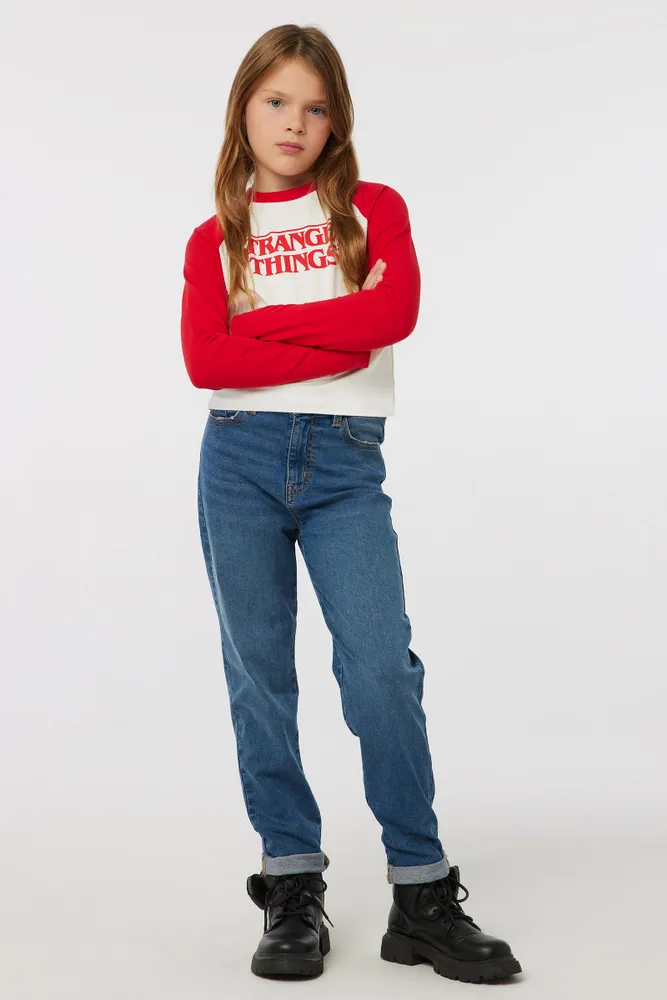 Kids on sale mom jeans