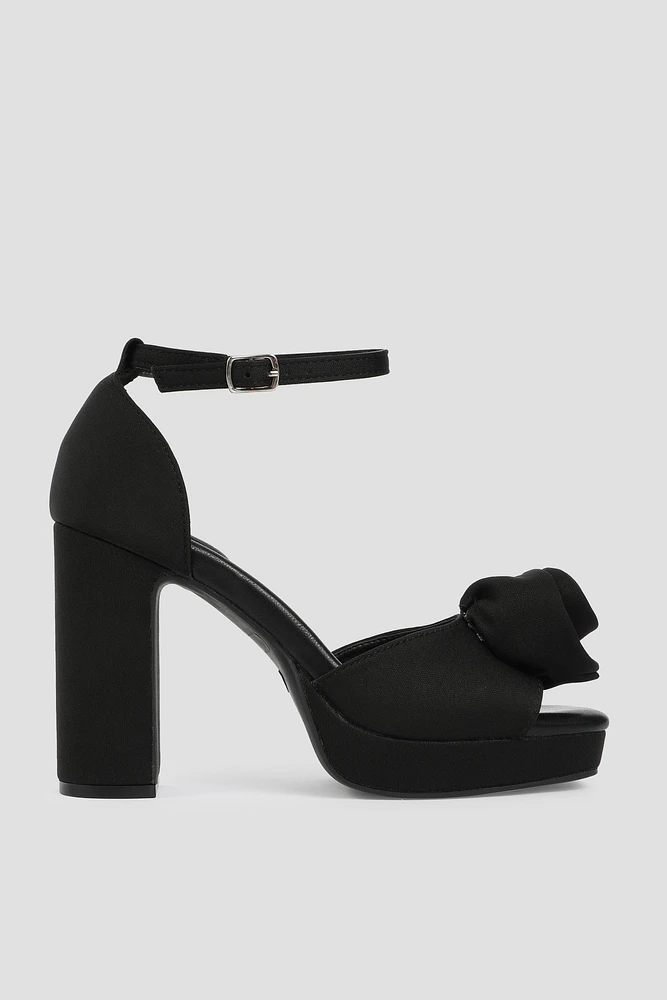 Black high heel platform sandals clearance