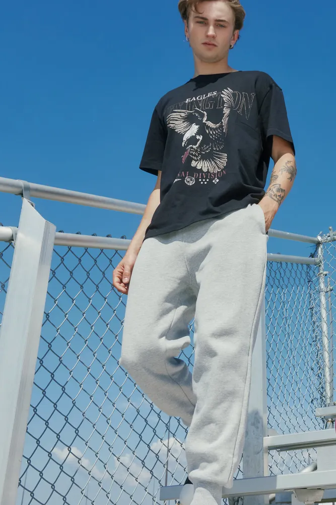 Men's polyester sales sweatpants