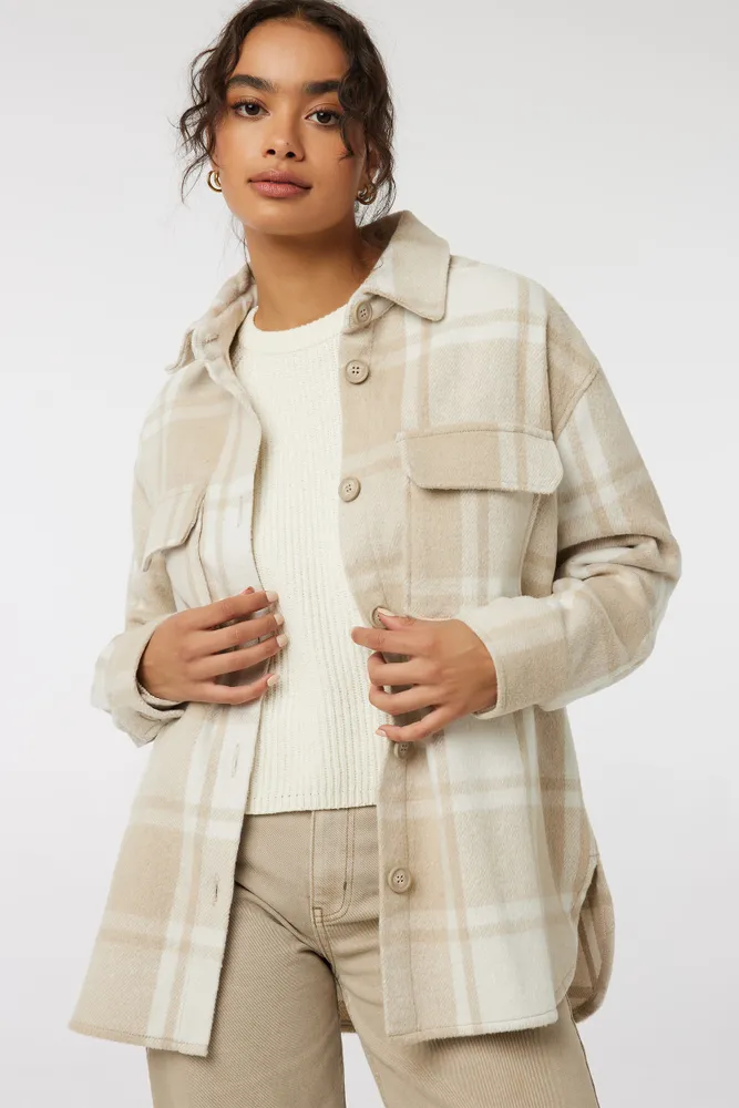 Beige shacket womens online