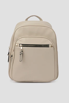 Large faux leather backpack shop