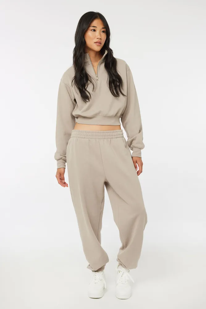 Baggy sweatpants with elastic ankles sale