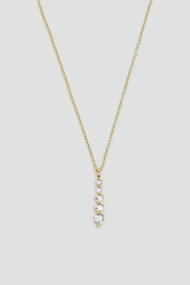 Journey necklace clearance cubic zirconia