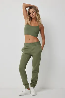 Park slim sweatpant top
