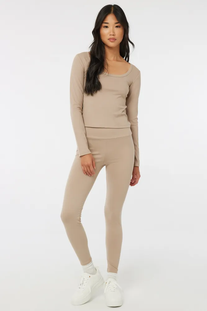 Beige leggings canada online