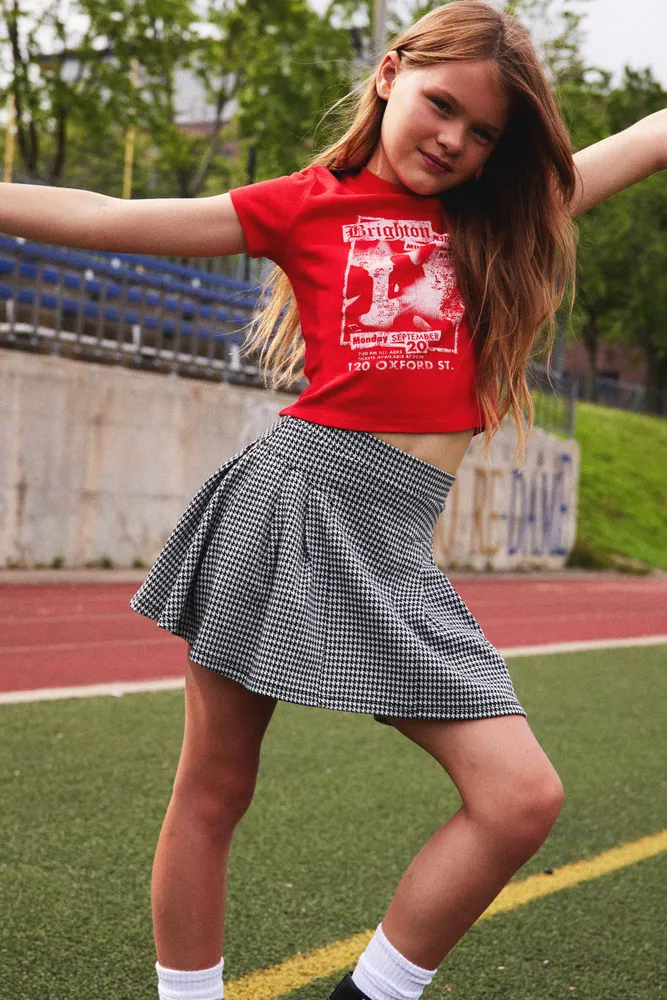 Red skater skirt xl on sale