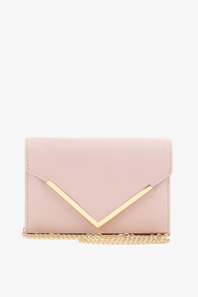 Pink envelope clutch bag best sale