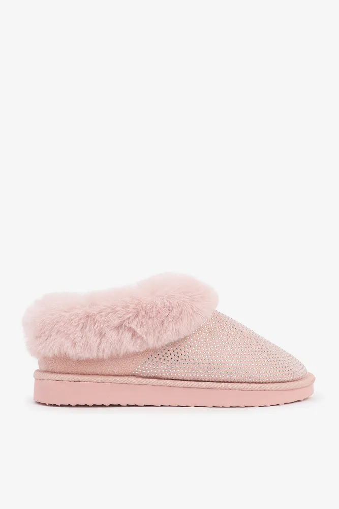Pink sequin slippers outlet