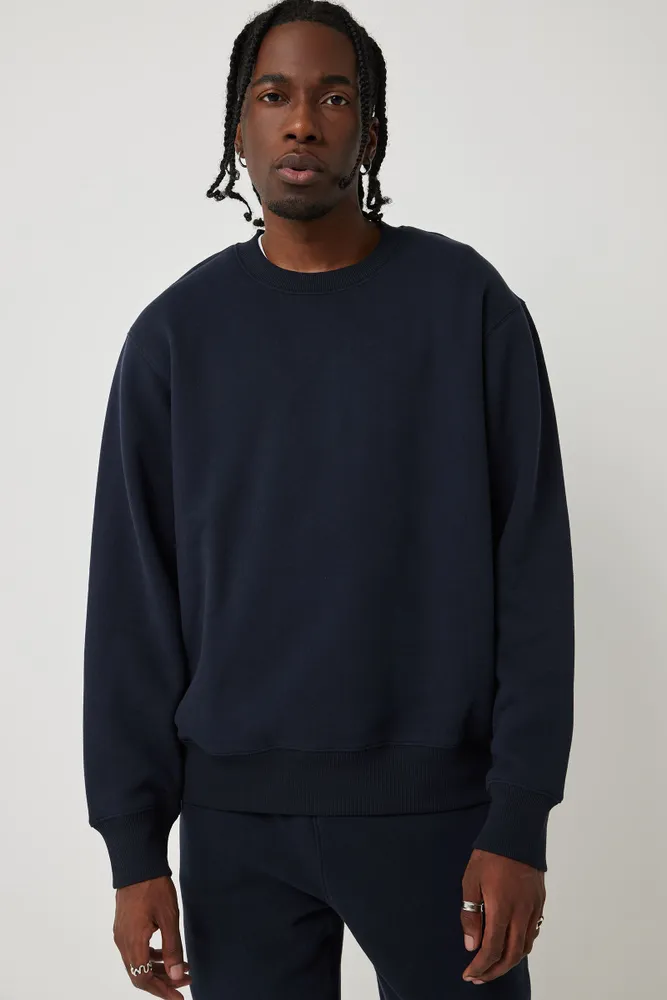 Ae drop shoulder cheap crew neck sweatshirt