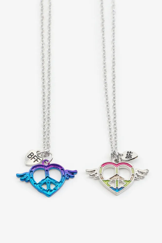Justice bff discount necklaces for 3