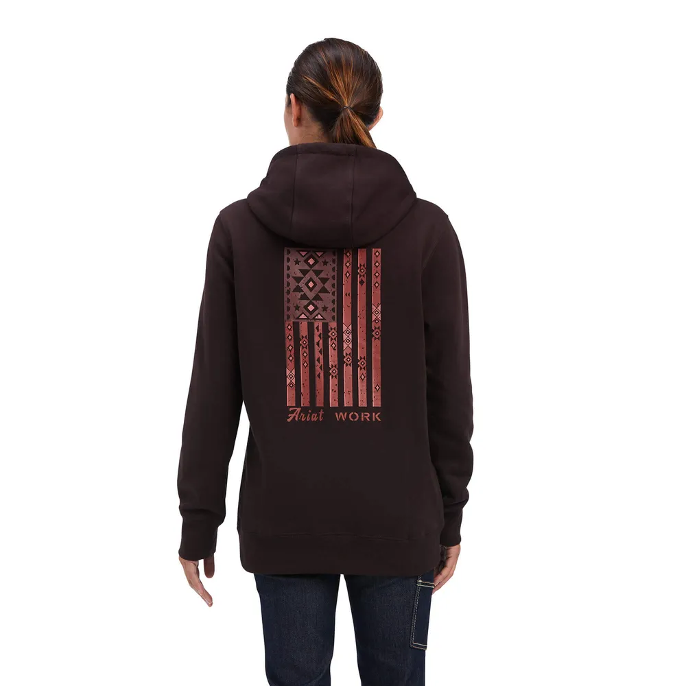 Ariat Rebar Aztec Flag Graphic Hoodie The Summit at Fritz Farm