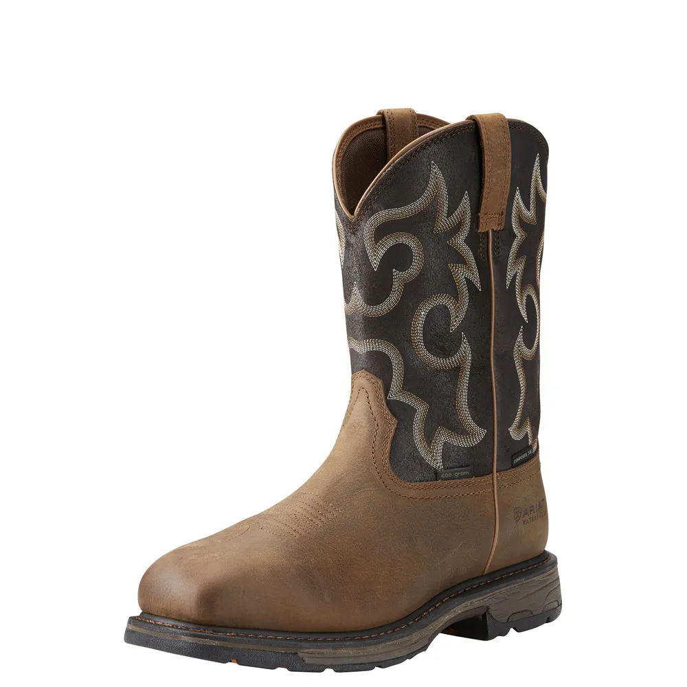 Ariat WorkHog Wide Square Toe 400g Waterproof Composite Work Boot