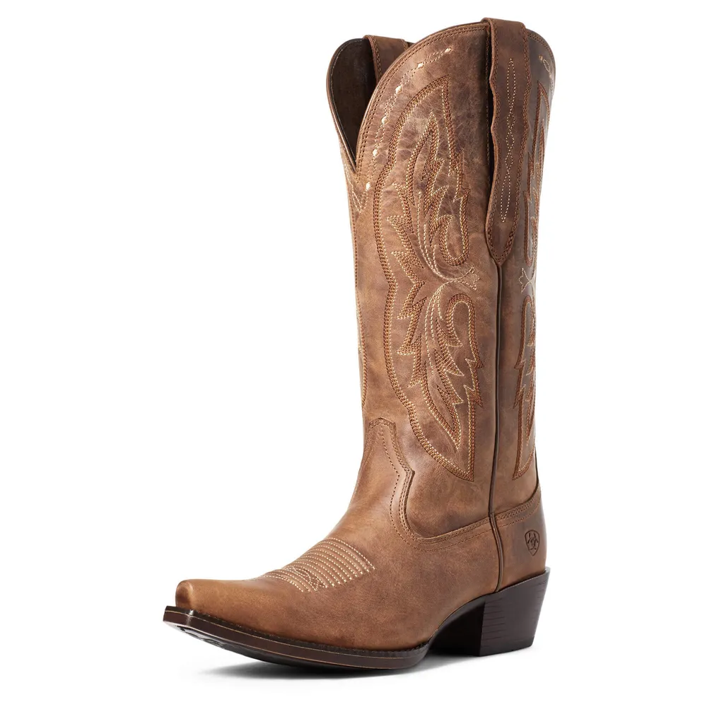 Ariat Heritage X Toe Elastic Wide Calf Western Boot The Summit