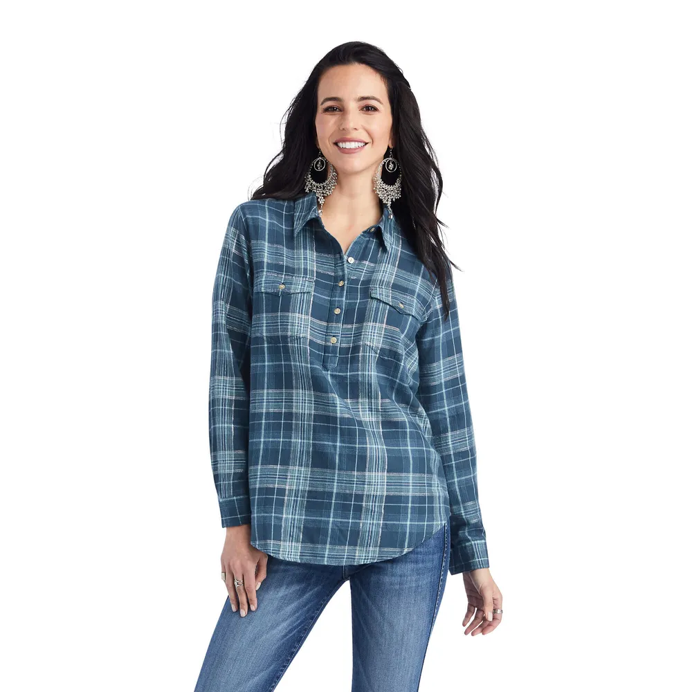 Ariat REAL Billie Jean Popover Shirt The Summit at Fritz Farm