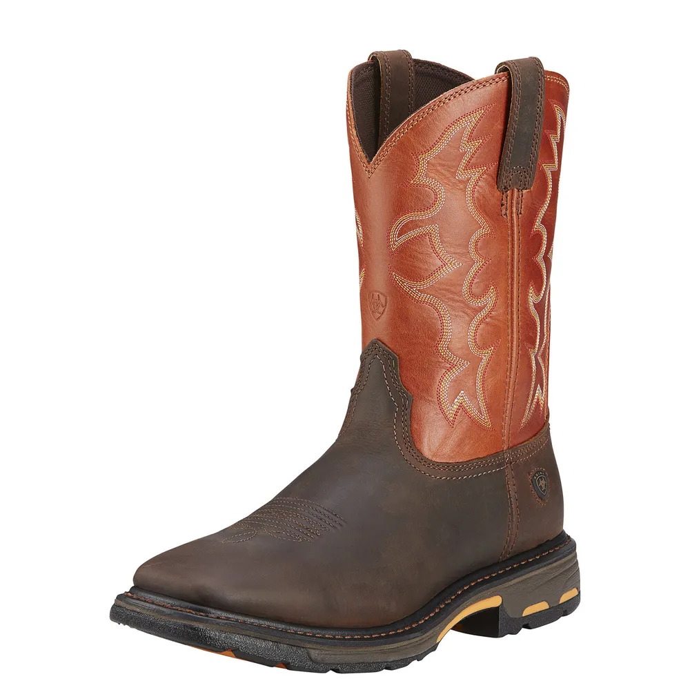 Ariat store boots red