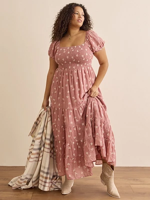 Compare Madeline Clip Dot Tulle Maxi Dress | CoolSprings
