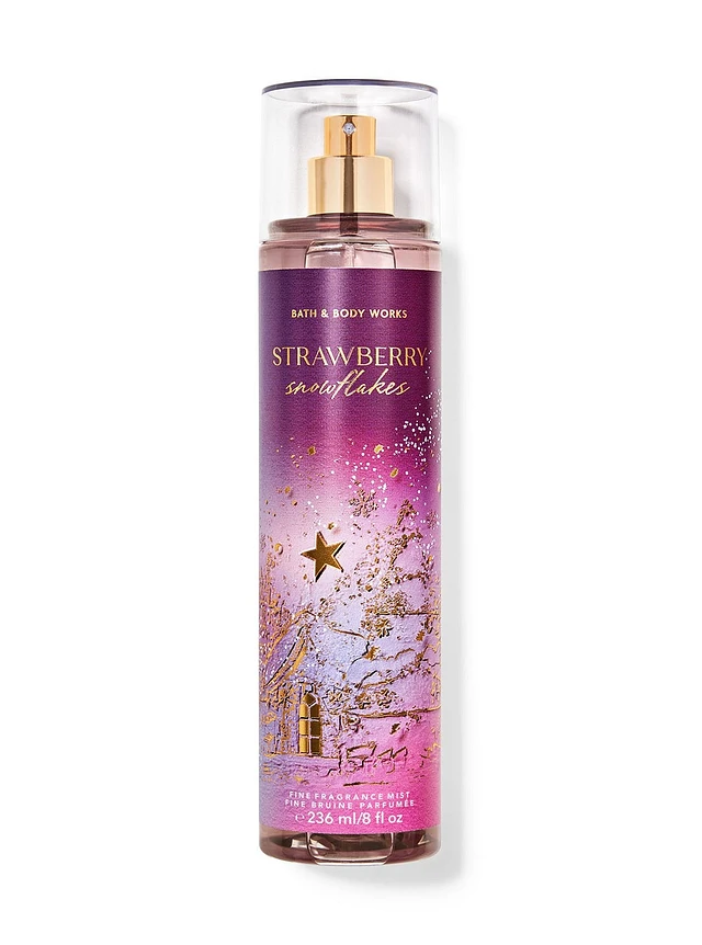 Bath and Body Works Strawberry Snowflakes Fine Fragrance Mist at