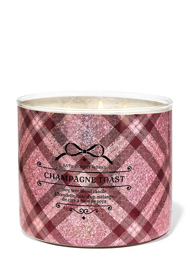 Bath and Body Works Champagne Toast 3-Wick Candle | Shop Midtown