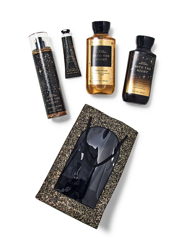 【新品】バスアンドボディワークス INTO THE NIGHT ４本セット Amazon.com : Bath and Body Works INTO THE NIGHT Gift Bag Set