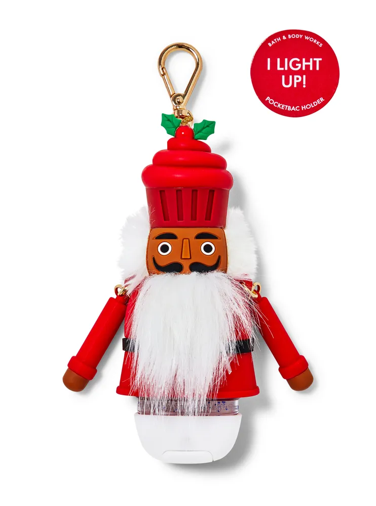 Bath & Body Works LightUp Nutcracker PocketBac Holder Plaza Las Americas