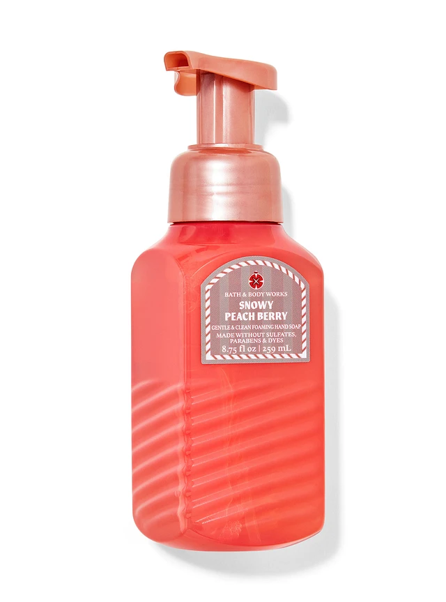 Bath&Body Works Snowy Peach Berry Gentle & Clean Foaming Hand Soap