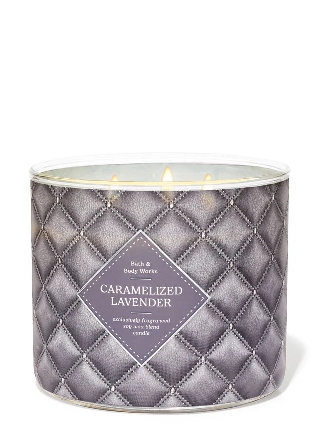 Bath & Body Works キャンドル Bath&Body Works Caramelized Lavender 3-Wick Candle | MainPlace Mall